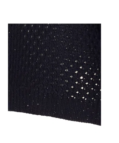 Fabiana Filippi Crew Neck Sweater In Black