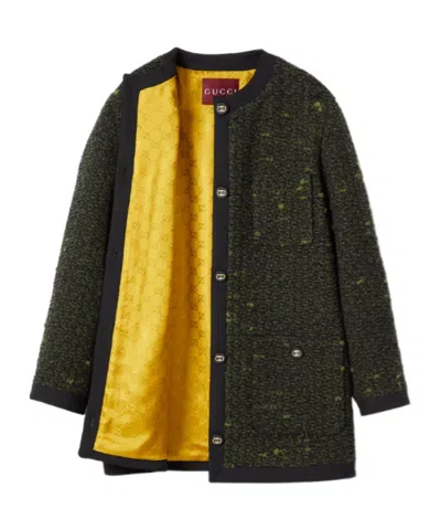 Gucci Wool Bouclé Jacket In Multi