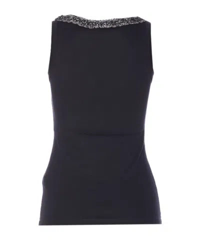 Fabiana Filippi Crew Neck Vest In Multi