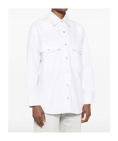 Agolde Press-stud Shirt In Multi