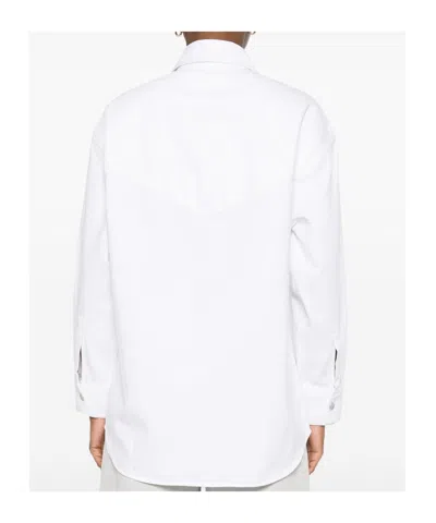 Agolde Press-stud Shirt In Multi