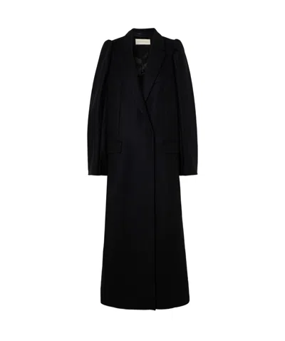 Dries Van Noten Long-sleeved Coat In Black