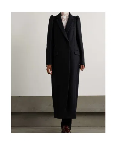 Dries Van Noten Long-sleeved Coat In Black