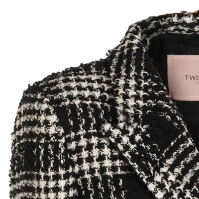 Twinset Black Blazer In Multi