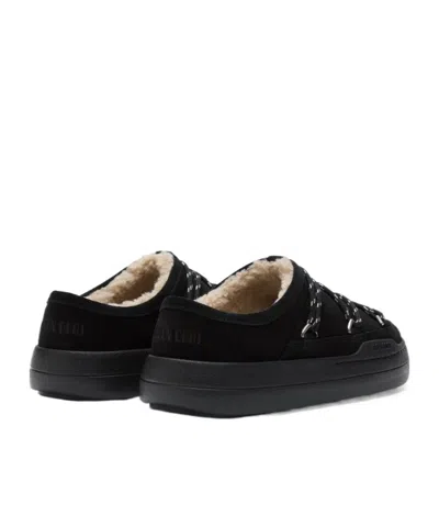 Moon Boot Park Slipper Black In Multi