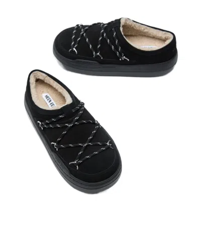 Moon Boot Park Slipper Black In Multi