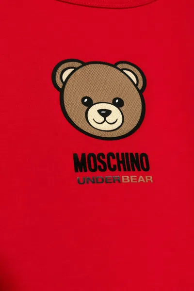 Moschino Crew Neck Vest In Red