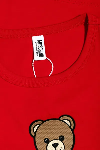 Moschino Crew Neck Vest In Red
