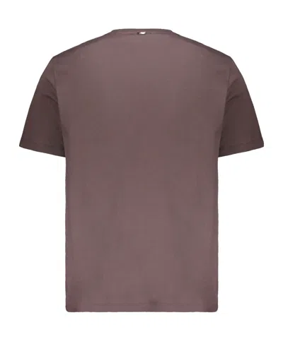 Herno Short-sleeved T-shirt In Brown