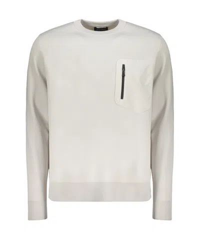 Herno Long-sleeved Pullover In White
