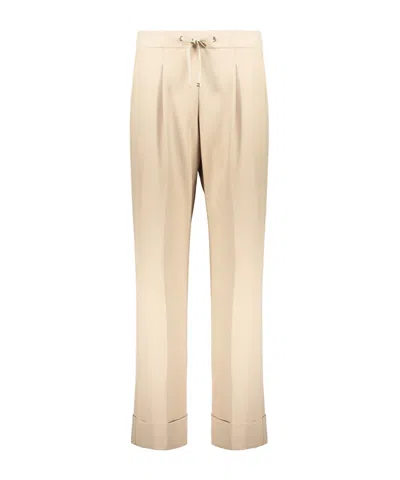 Herno Straight-leg Casual Pants In Brown