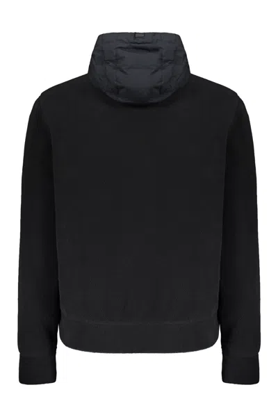 Herno Hooded Cotton-padded Jacket In Black