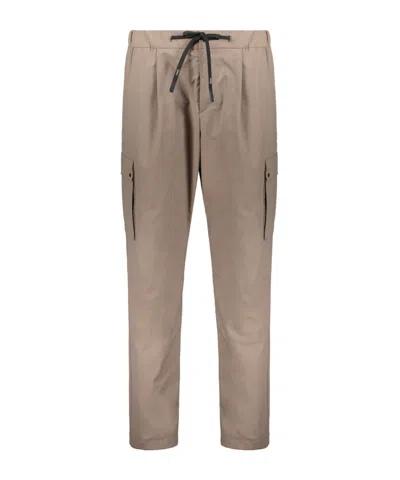 Herno Drawstring Cargo Casual Pants In Neutral