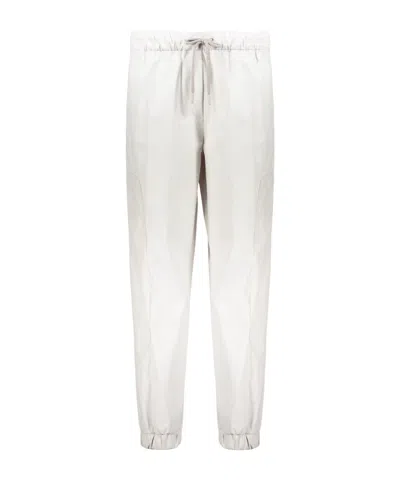 Herno Elastic Waist Sports Pants In White