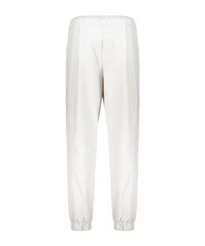 Herno Elastic Waist Sports Pants In White