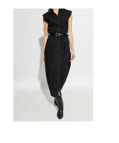 Rag & Bone Sleeveless Denim Dress In Black