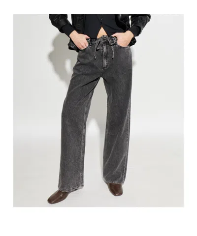 Rag & Bone Belt Loop Jeans In Black