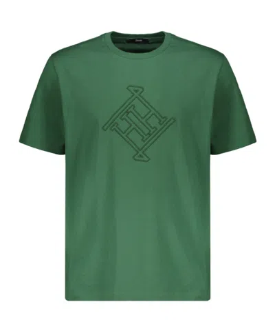 Herno Short-sleeved T-shirt In Green