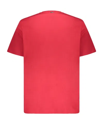Herno Logo-motif Short-sleeve T-shirt In Red