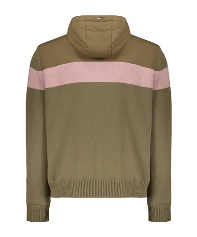 Herno Hooded Cotton-padded Jacket In Green