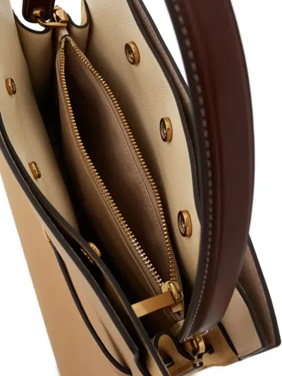 Tory Burch Small Lee Radziwill Tote Bag In Brown