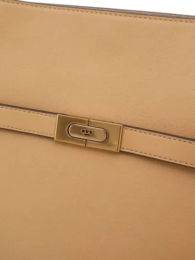 Tory Burch Small Lee Radziwill Tote Bag In Brown