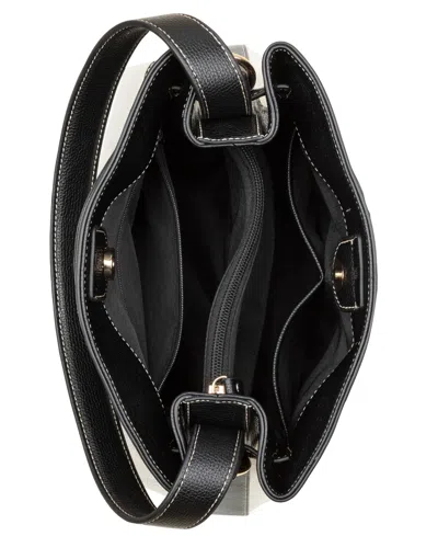 Nine West Harlee Crossbody Bucket Hobo In Black