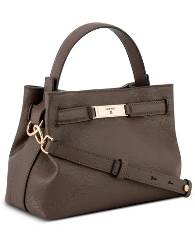 Nine West Harlee Small Satchel In Brown