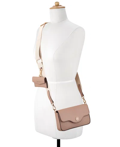 Nine West Nalini Small Flap Crossbody Bag In Pink