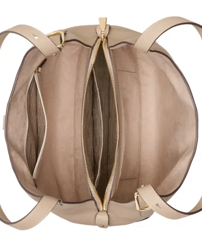 Kate Spade Deco Large Pebbled Leather Shoulder Bag In Brown