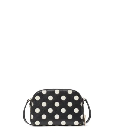 Kate Spade Devin Saffiano Leather Double Zip Dome Crossbody Bag In Multi