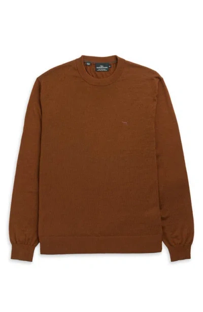 Rodd & Gunn York Bay Merino Wool Sweater In Brown