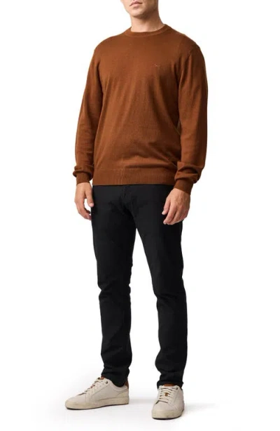 Rodd & Gunn York Bay Merino Wool Sweater In Brown