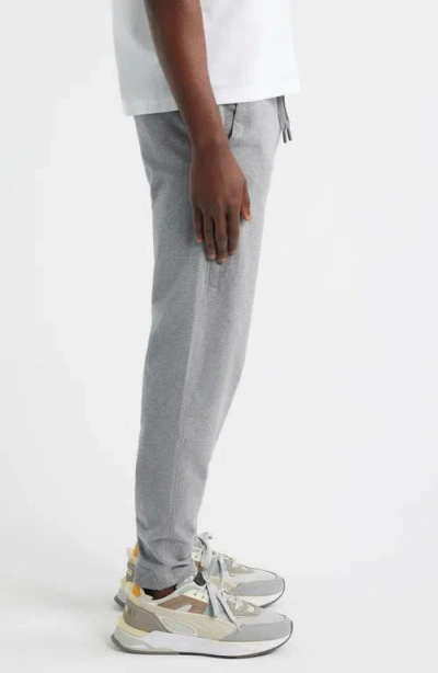 Mack Weldon Ace Stretch Cotton French Terry Sweatpants In Gray
