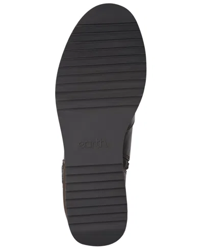 Earth Women's Camryn Wedge Heel Casual Ankle Booties In Brown