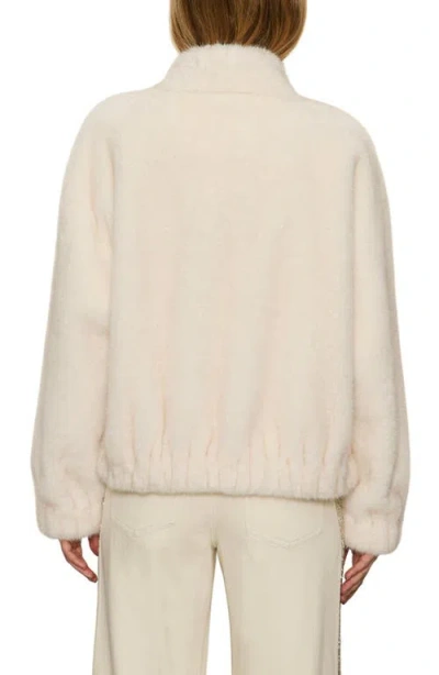 Sanctuary Coco Faux Fur Jacket In Neutral