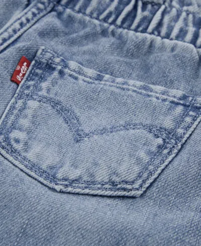 Levi's Girls Toddler 2t-4t Ruffle Top And Heart Pocket Pants, 2-piece Set In Blue