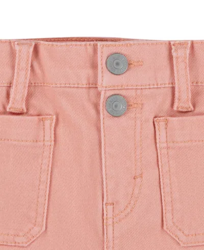 Levi's Girls 7-16 Double Shank Shorts In Pink