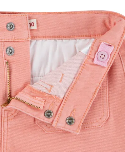 Levi's Girls 7-16 Double Shank Shorts In Pink