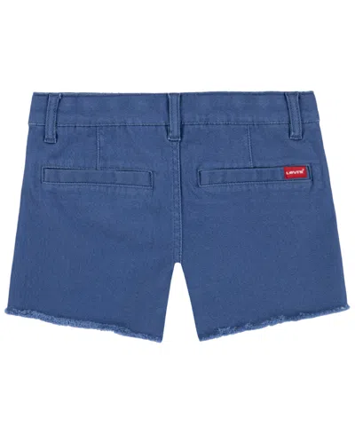 Levi's Girls 7-16 Double Shank Shorts In Blue