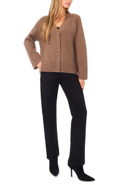 Halogenr Halogen(r) Raglan Sleeve V-neck Cardigan In Brown