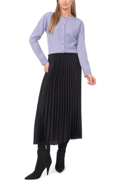 Halogenr Halogen(r) Cable Stitch Cardigan In Blue