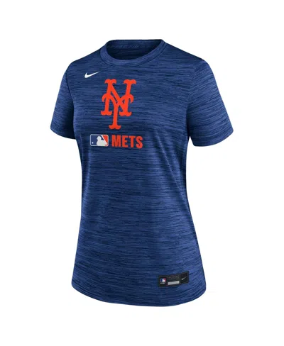 Nike Women's Royal New York Mets Authentic Collection Velocity Performance T-shirt In Blue
