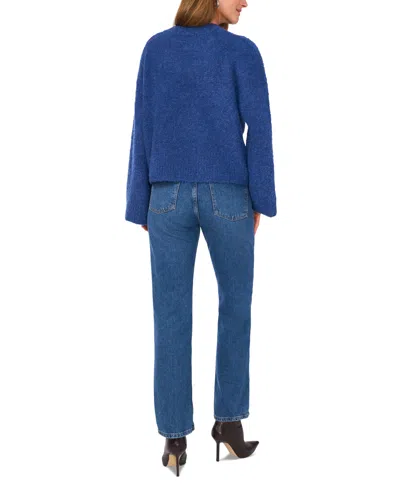 Vince Camuto Women's Wide Crewneck Flared-sleeve Sweater In Purple