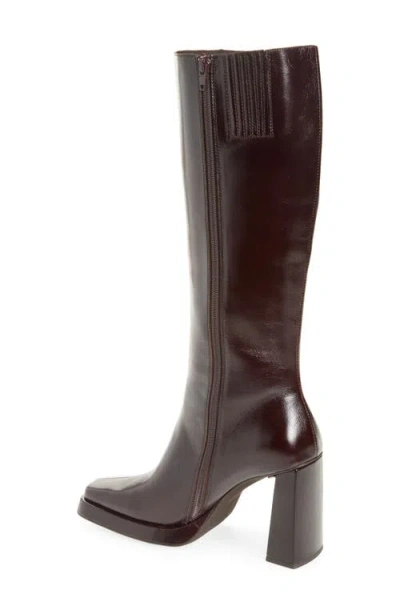 Jeffrey Campbell Maximal Knee High Boot In Brown