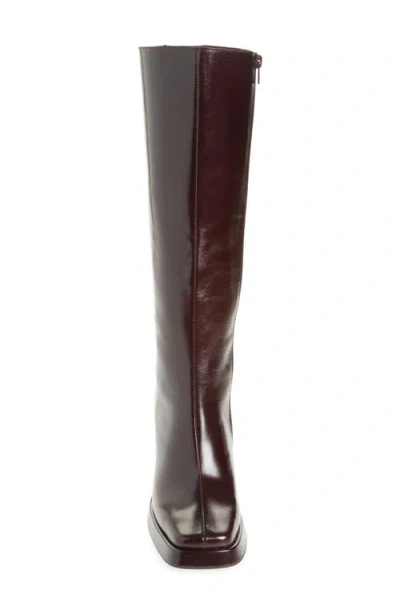 Jeffrey Campbell Maximal Knee High Boot In Brown