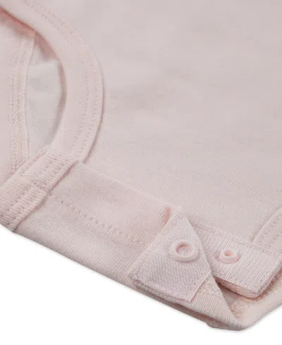 Huggies Baby Girls' Bodysuit, Cardigan Jacket, And Pants, 3-piece Set In Pink