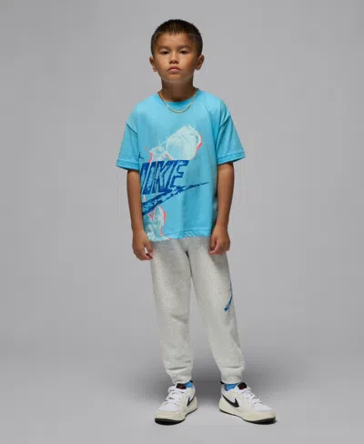 Jordan Little Kids' Reissue T-shirt In Blue