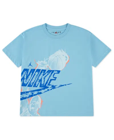 Jordan Little Kids' Reissue T-shirt In Blue