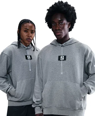 Nike Women's Sabrina Fleece Basketball Hoodie In Gray
